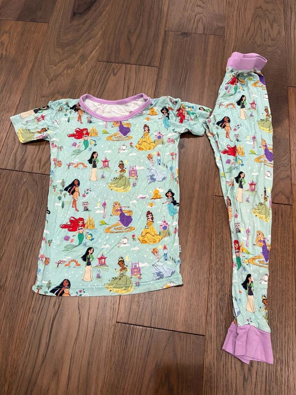 Little Sleepies Disney Princess Dreams Pajama Set Size 5/6